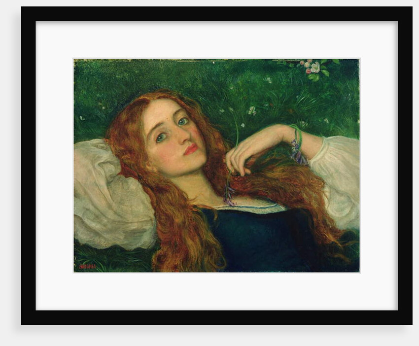 In the Grass, 1864-65 by Arthur Hughes