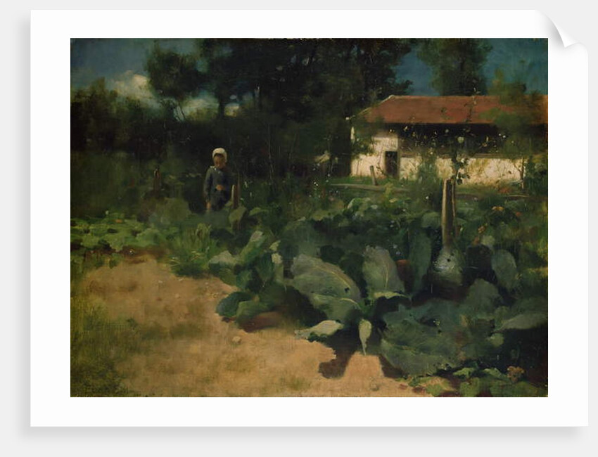 A French Kitchen Garden, 1883 by William Edward Stott