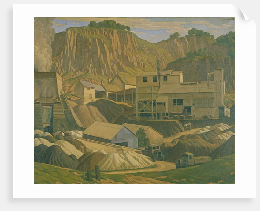 Derbyshire Quarry, 1937 by Walter Bell