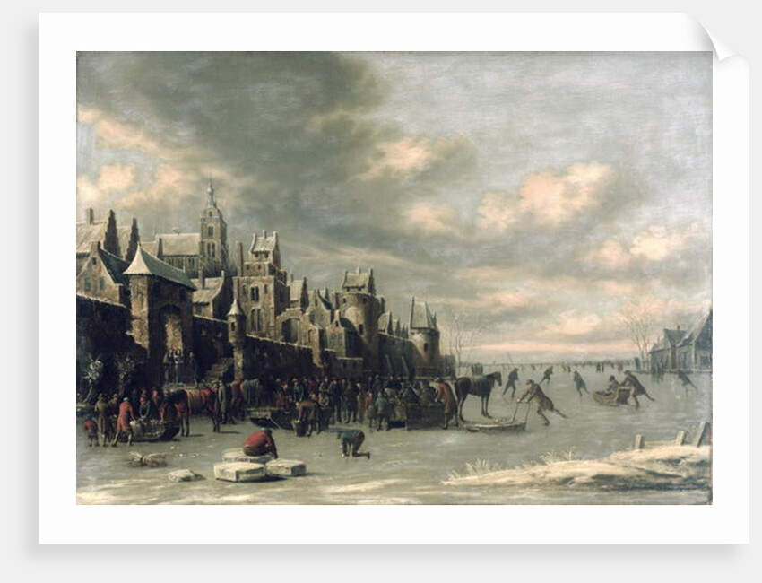 Winter Landscape, 1691 by Thomas Heeremans