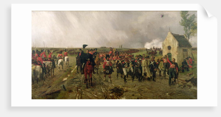 Wellington's March from Quatre Bras to Waterloo, c.1878 by Ernest Crofts
