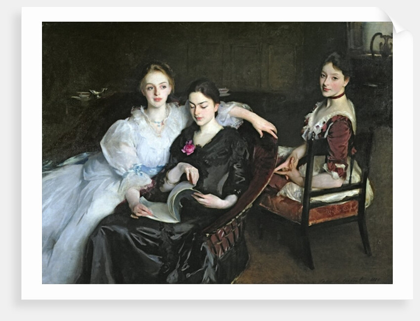 The Misses Vickers, 1884 by John Singer Sargent