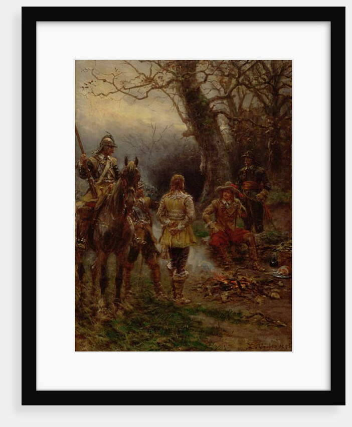 Oliver Cromwell Questioning a Prisoner, 1895 by Ernest Crofts