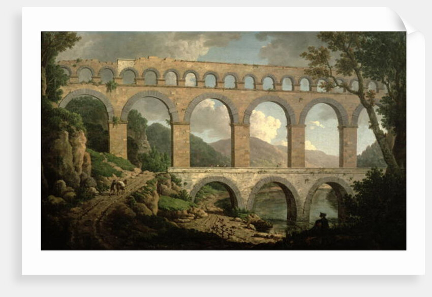 Le Pont du Gard, Nimes by William Marlow
