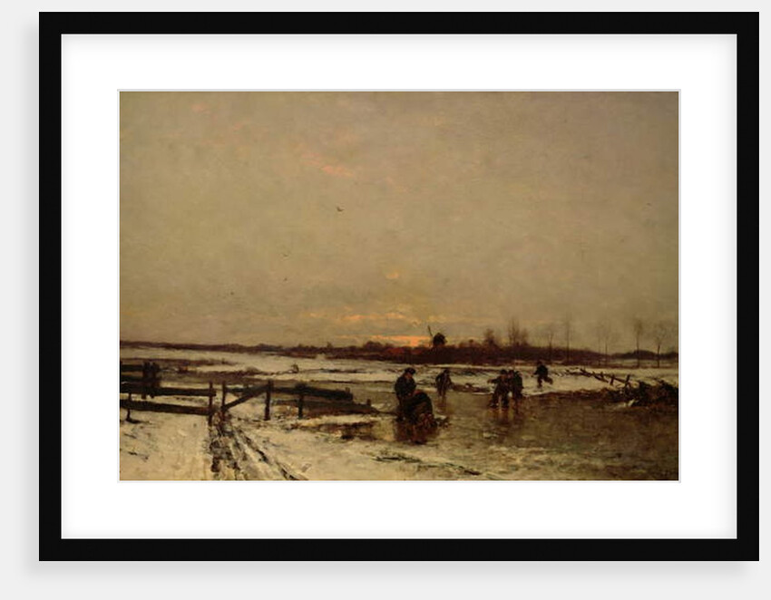 Winter Scene by Ludwig Munthe
