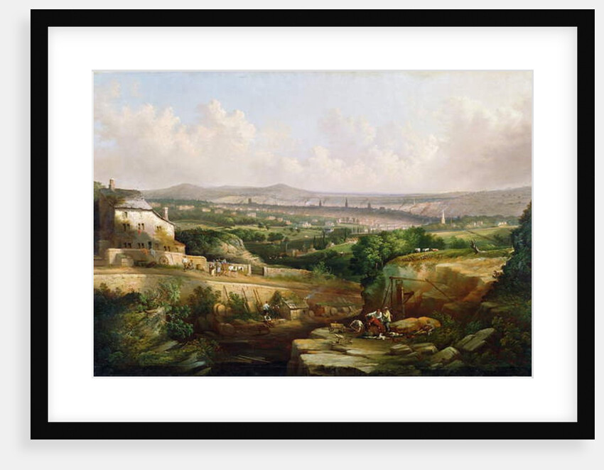 A View of Sheffield from Psalter Lane, c.1850 by J. McIntyre