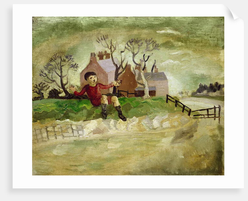 The Jumping Boy, Arundel, West Sussex, 1929 by Christopher Wood