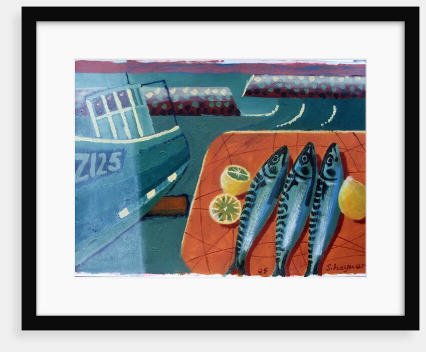 Three Mackerel by Sara Hayward