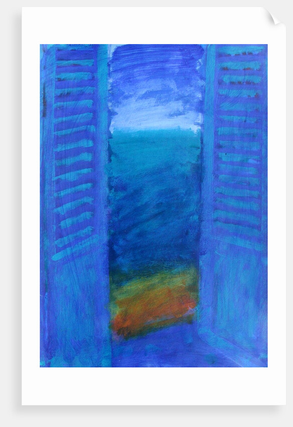 Blue Shutters by Sara Hayward