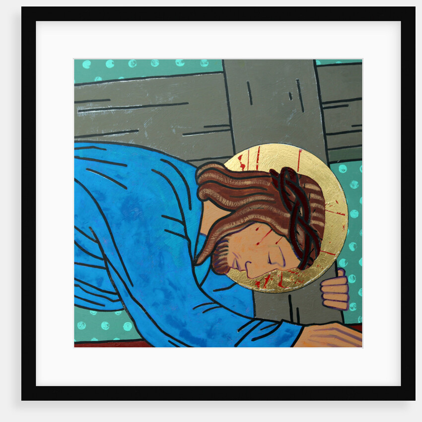 Jesus falls, 2017 by Sara Hayward