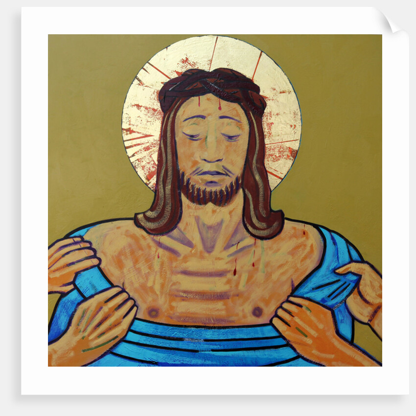 Jesus is stripped, 2017 by Sara Hayward