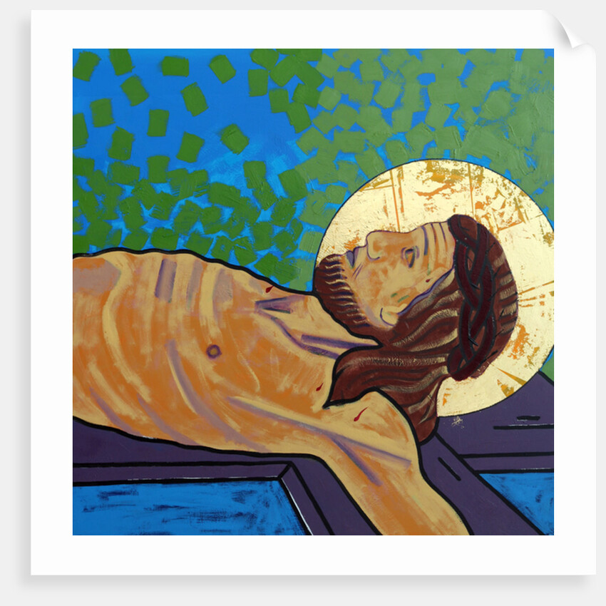 Jesus is nailed to the cross, 2017 by Sara Hayward