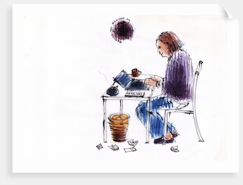 Burning the Midnight Oil, 2009 by Sara Hayward