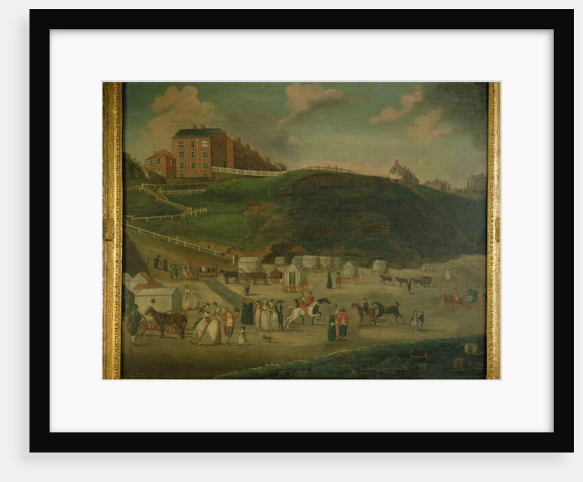 Holidaymakers on Scarborough Beach, c.1776 by T. Ramsay