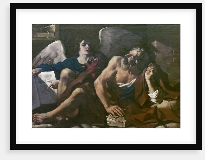 St Matthew and the Angel, 1621-23 by Guercino