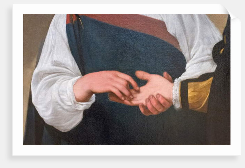 Detail of The Fortune Teller, c.1595 by Michelangelo Merisi da Caravaggio