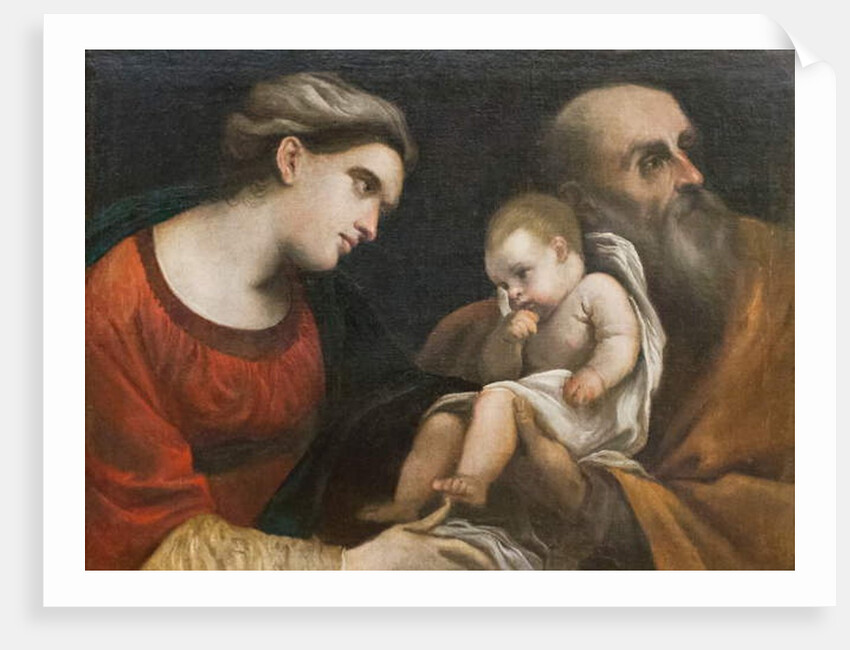 The Holy Family, 1615-16 by Guercino
