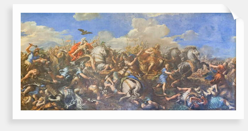 Battle of Alexander versus Darius, 1644-50 by Pietro da Cortona