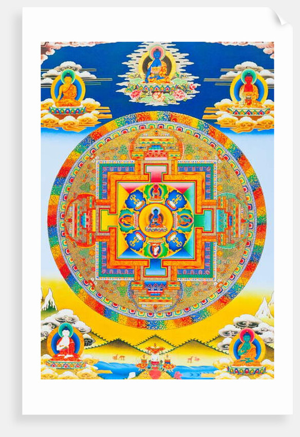 Akshobhya Mandala by School Nepalese