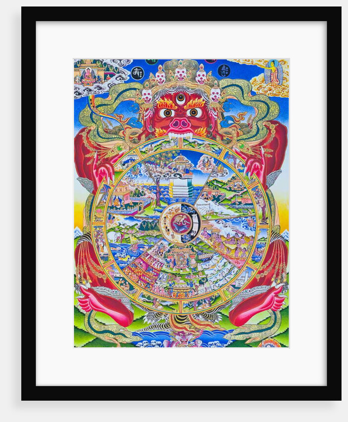 Wheel of life Mandala by School Nepalese