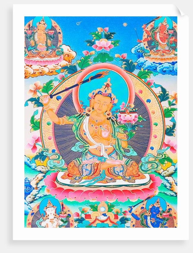 Image depicting Manjushree, the legendary creator of the Kathmandu valley by School Nepalese