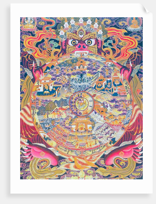 Image depicting the Wheel of life by School Nepalese