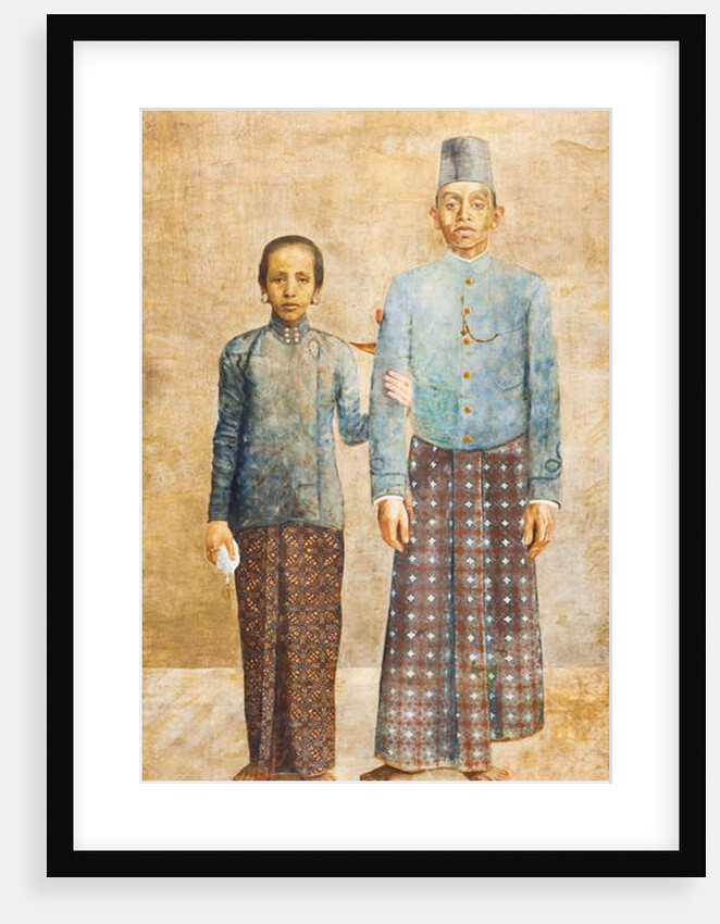 Portrait of a Javanese Nobleman and his Wife, c.1837 by Indonesian School