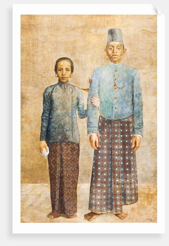 Portrait of a Javanese Nobleman and his Wife, c.1837 by Indonesian School