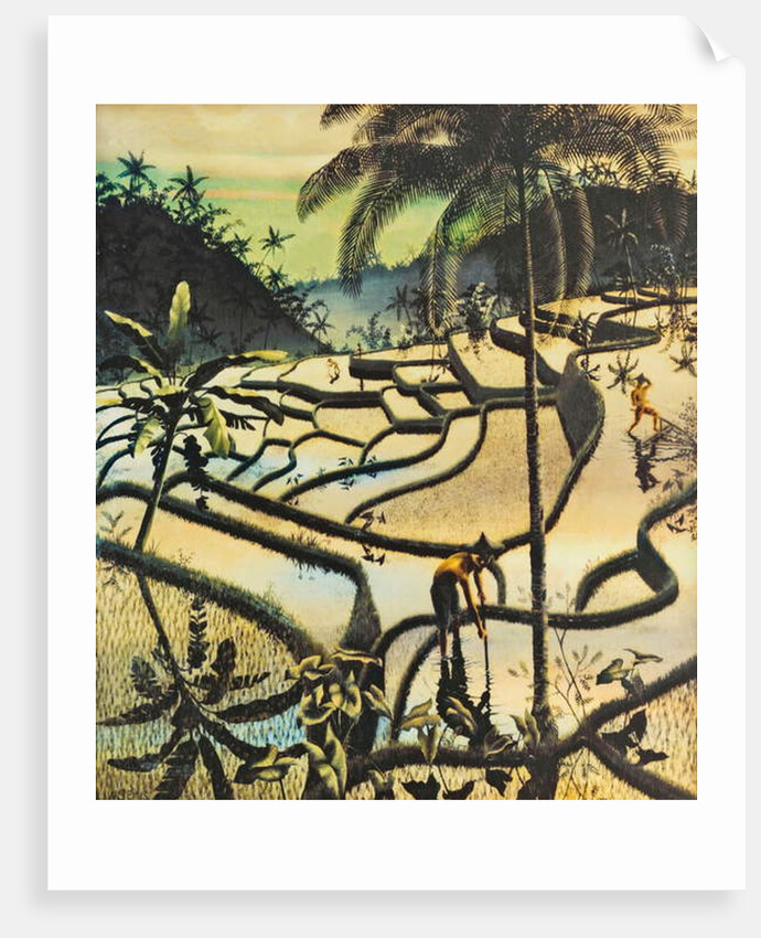 Preanger landscape, 1923 by Walter Spies