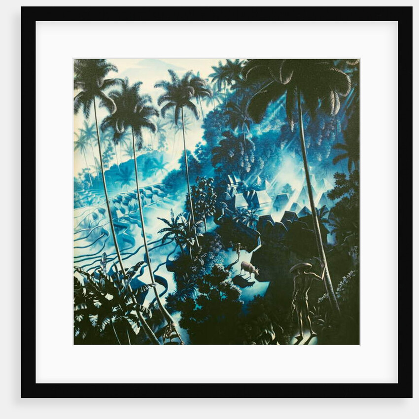 Iseh in morning light, 1938 by Walter Spies