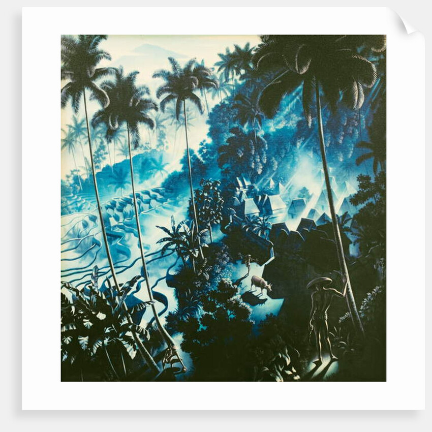 Iseh in morning light, 1938 by Walter Spies