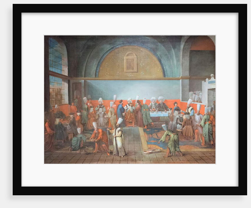 Dinner at the palace in honour of an ambassador, 1725 by Jean Baptiste Vanmour