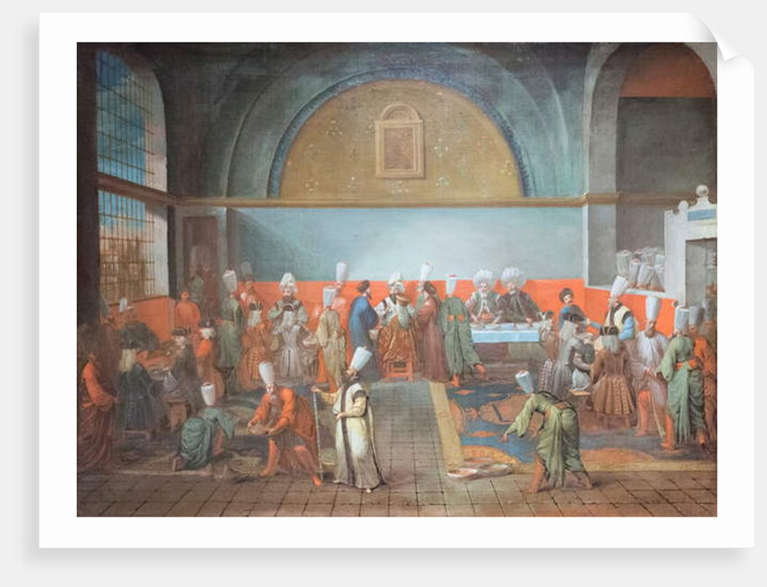 Dinner at the palace in honour of an ambassador, 1725 by Jean Baptiste Vanmour