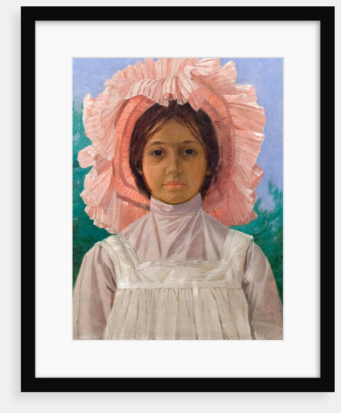 Girl with pink cap, 1904 by Osman Hamdi Bey