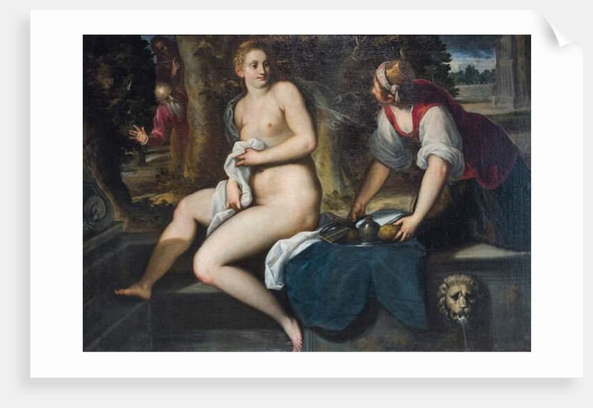 Susanna and the elders by Palma Il Giovane