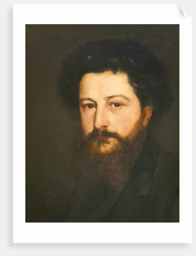 Portrait of William Morris in his thirties, c.1870 by Charles Fairfax Murray