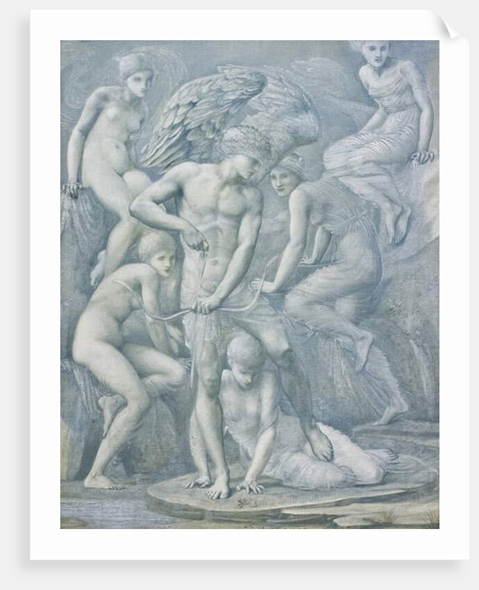 Cupid's hunting fields, 1880 by Edward Coley Burne-Jones