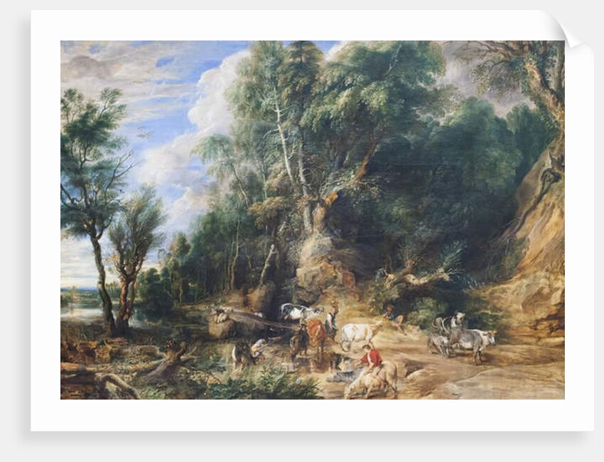 The Watering Place, c.1615-22 by Peter Paul Rubens