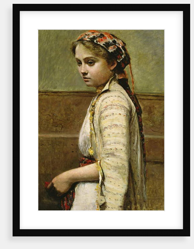 Greek Girl, Mlle. Dobigny, 1868-70 by Jean Baptiste Camille Corot