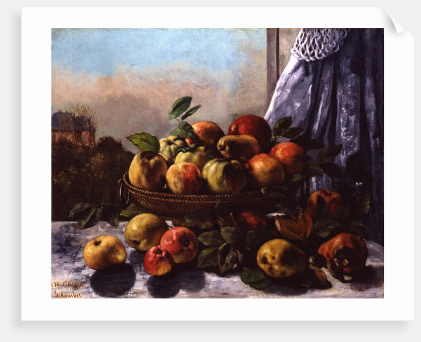 Still Life: Fruit, 1871 by Gustave Courbet