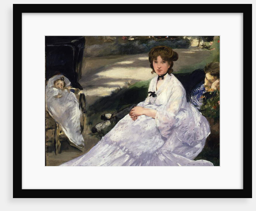 Au Jardin, 1870 by Edouard Manet