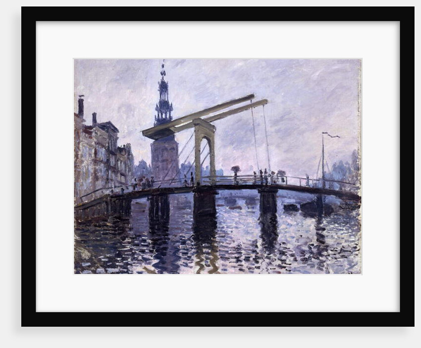 Le Pont, Amsterdam, 1870-71 by Claude Monet