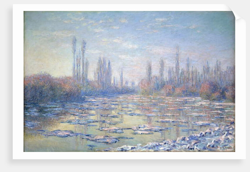 Les Glacons, 1880 by Claude Monet
