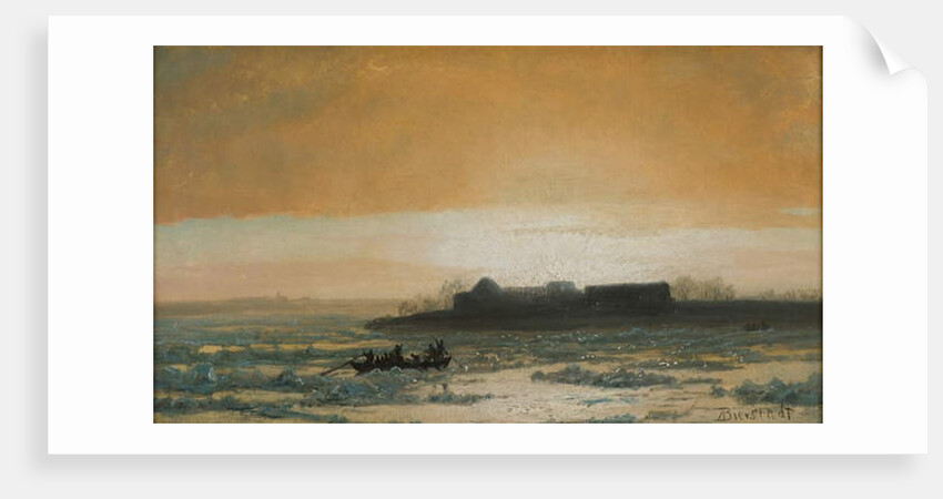 Ice Breaking Up, 1889 by Albert Bierstadt