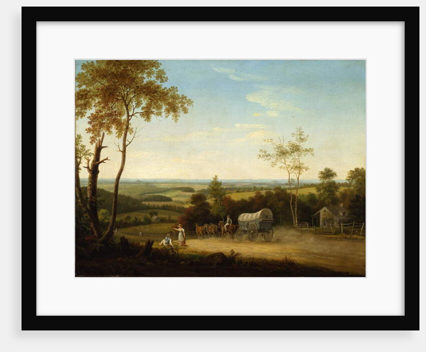 Conestoga Wagon on the Pennsylvania Turnpike, 1816 by Thomas Birch