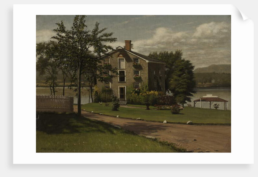 Stone House, Larrabee's Point, Vermont, 1906 by John George Brown