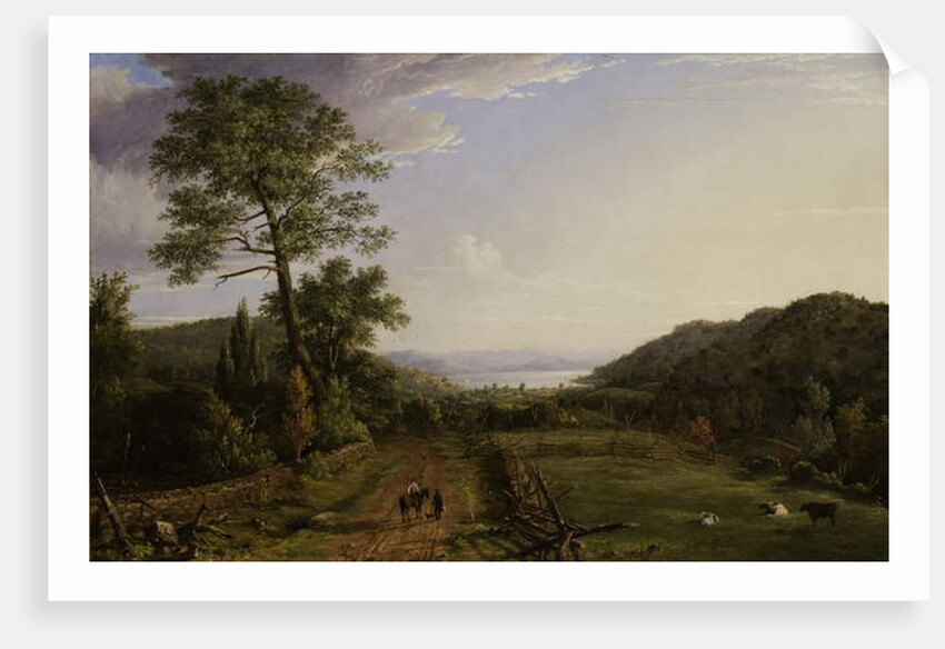 Country Lane to Greenwood Lake, 1846 by Jasper Francis Cropsey