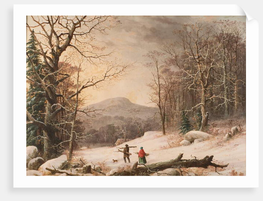 Gathering Wood, 1859 by George Henry Durrie