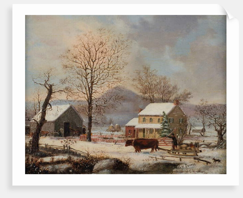 Winter Scene, 1830-60 by George Henry Durrie