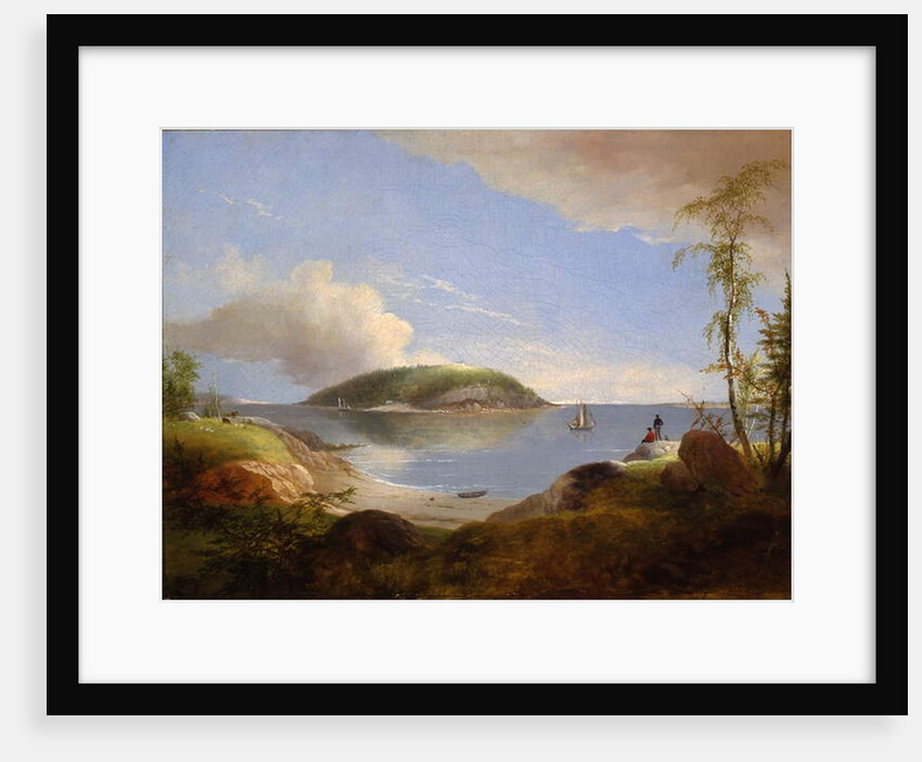 Souvenir of Bear Island, Maine, 1850 by Alvan Fisher